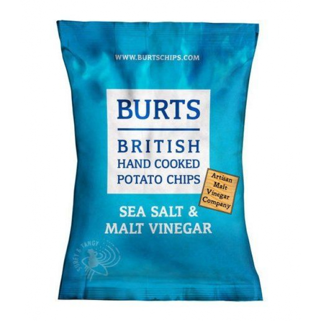 Burts Chips Sea Salt & Malted Vinegar 20x40 gr.