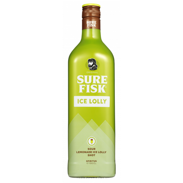 Sure Fisk Sour Lemonade Ice Lolly 15% 100 cl.