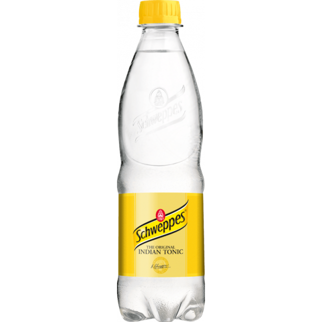 Schweppes Indian Tonic Water 24x50 cl. (PET-flaske)