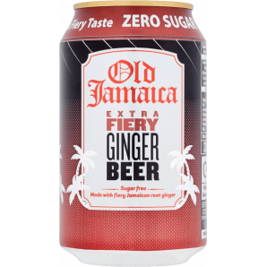 Old Jamaica Ginger Beer Extra Fiery Zero Sugar 24x33 cl. (dåse)