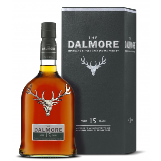 The Dalmore 15 års Highland Single Malt Scotch Whisky 40% 70 cl. (Gaveæske)