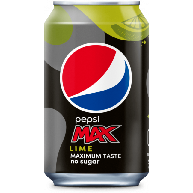Pepsi Max Lime 24x33 cl. (dåse)