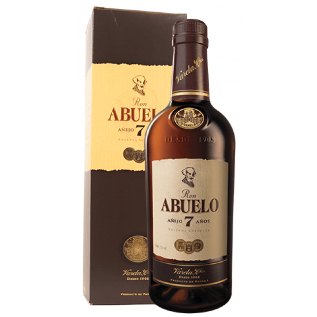 Abuelo Anejo Reserva Superior 7 års Rom "The Perfect Dirty Mojito" 40% 70 cl. (Gaveæske)