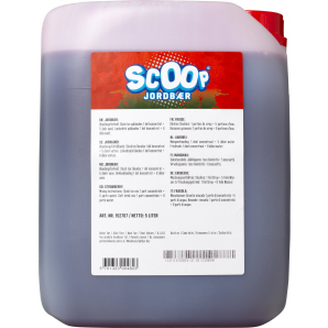 Scoop Slush Ice Jordbær 5 L.