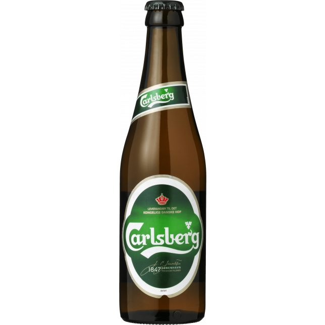 Carlsberg Pilsner 4,6% 30x33 cl. (flaske)