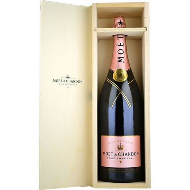 Moët & Chandon Impérial Rosé Brut Champagne 12% 3 L. (Jeroboam) (Trækasse)