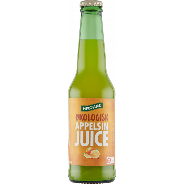 Nikoline Appelsin Juice ØKO 24x27,5 cl. (flaske)