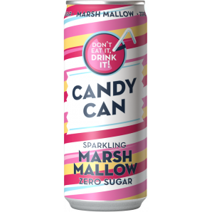 Candy Can Sparkling Marshmallow Sukkerfri Sodavand 12x33 cl. (dåse)