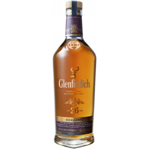 Glenfiddich 26 års Single Malt Scotch Whisky 43% 70 cl. (Gaveæske)