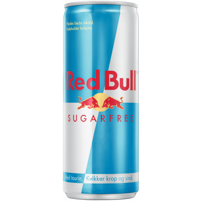 Red Bull Energy Drink Sugarfree 24x25 cl. (dåse)