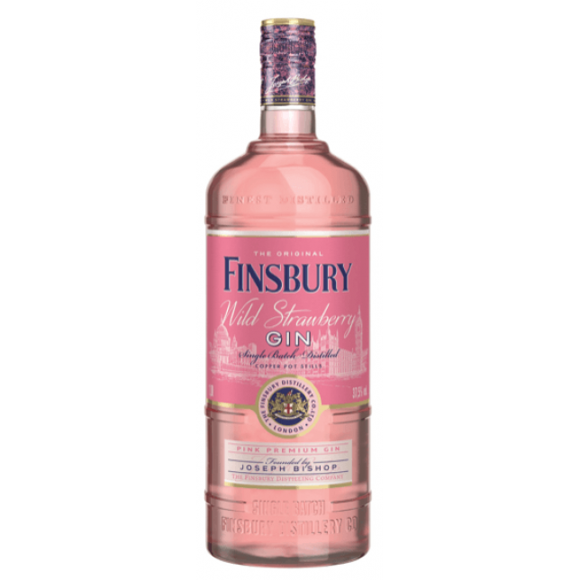 Finsbury Wild Strawberry Dry Gin 37,5% 70 cl. 