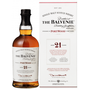 The Balvenie Portwood 21 års Single Malt Scotch Whisky 40% 70 cl. (Gaveæske)