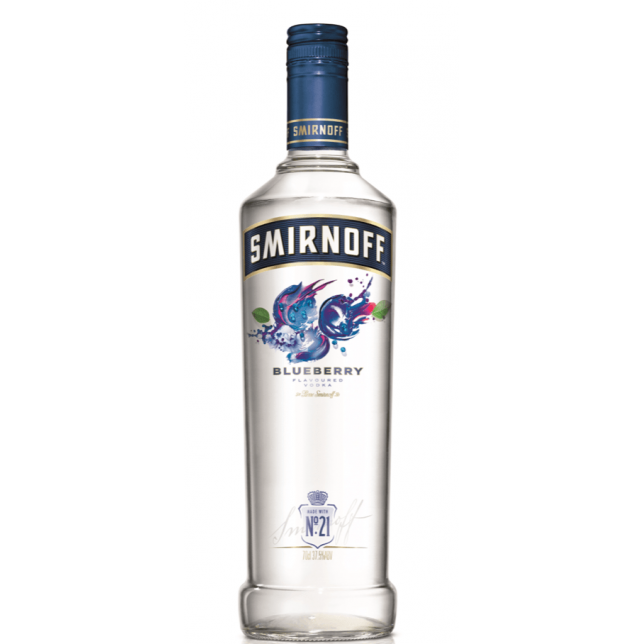 Smirnoff Blueberry Twist Vodka 37,5% 70 cl.