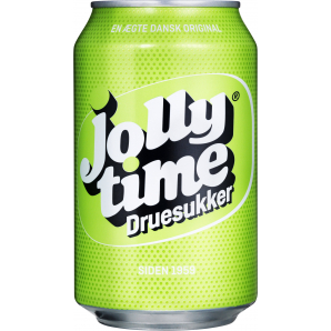 Jolly Time Druesukker 18x33 cl. (dåse)
