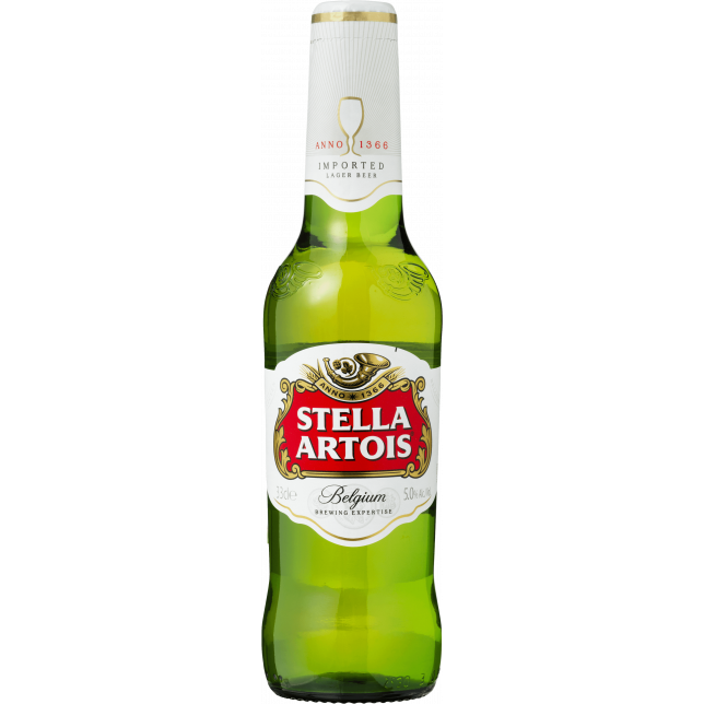 Stella Artois Lager 5% 33 cl. (flaske)