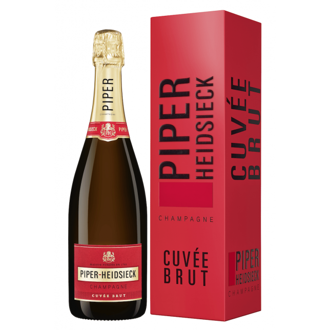 Piper Heidsieck Cuvée Brut Champagne 12% 75 cl. (Gaveæske)