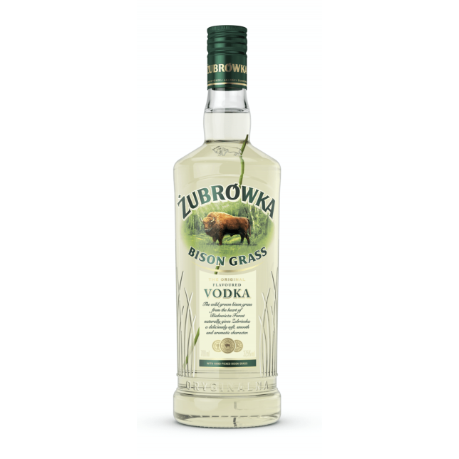 Zubrowka Bison Grass Vodka 37,5% 70 cl.