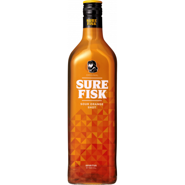 Sure Fisk Sour Orange Shot 15% 100 cl. (flaske)