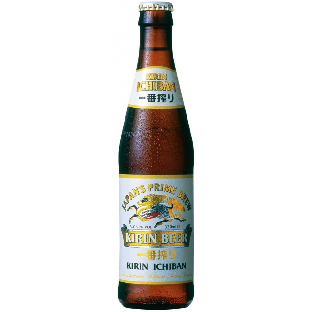 Kirin Ichiban Pale Lager Beer 5% 33 cl. (flaske)