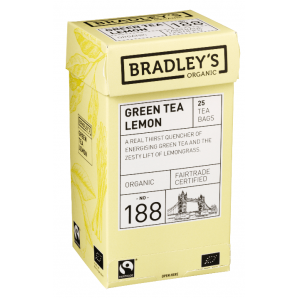 Bradley's Green Tea Lemon ØKO 25 stk. (tebreve)