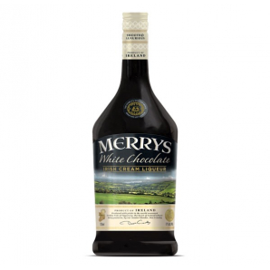 Merrys White Chocolate Irish Cream Likør 17% 70 cl. (flaske)