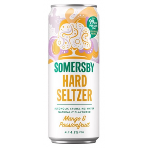 Somersby Hard Seltzer Mango & Passionfruit 4,5% 24x33 cl. (dåse)