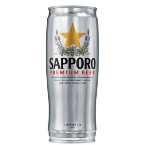 Sapporo Silver Can Pilsner 5% 65 cl. (dåse)