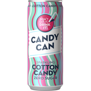 Candy Can Sparkling Cotton Candy Sukkerfri Sodavand 12x33 cl. (dåse)