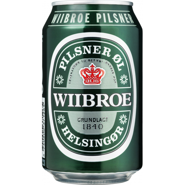 Wiibroe Pilsner 4,6% 24x33 cl. (dåse)