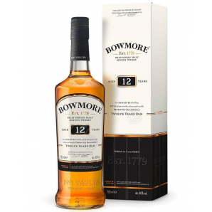 Bowmore 12 års Islay Single Malt Scotch Whisky 40% 70 cl. (Gaveæske)