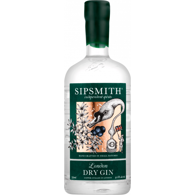 Sipsmith London Dry Gin 41,6% 70 cl.