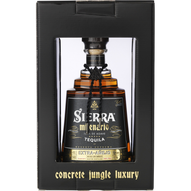 Sierra Milenario Extra Anejo Tequila 41,5% 70 cl. (Gaveæske)