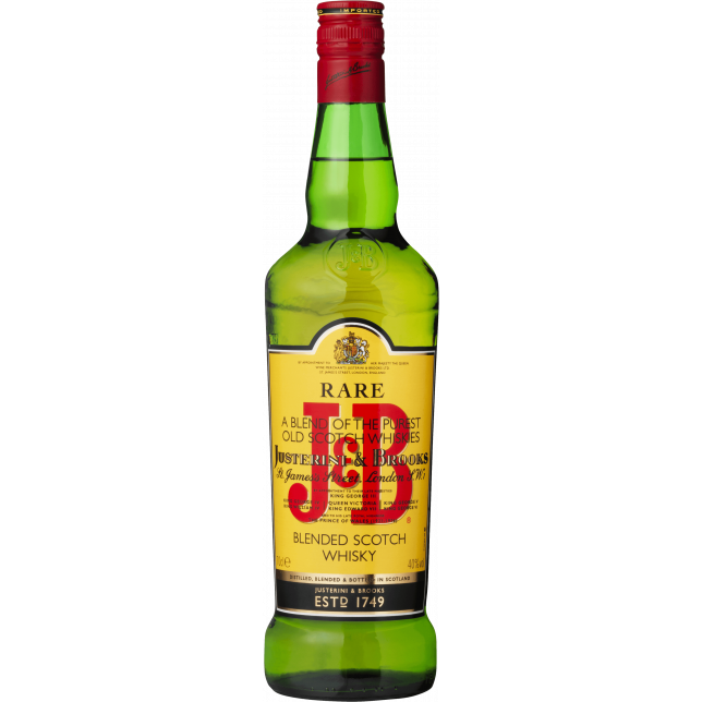 J&B Scotch Rare Blended Scotch Whisky 40% 70 cl.