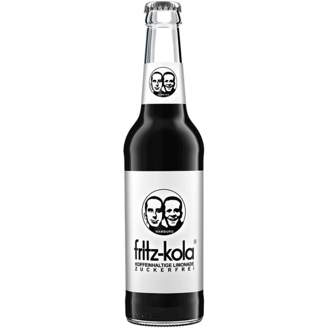 Fritz-Kola Sukkerfri 24x33 cl. (flaske)