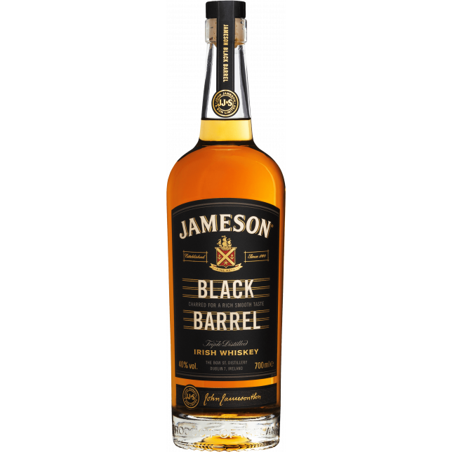 Jameson Black Barrel Blended Irish Whiskey 40% 70 cl.