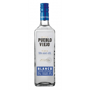 Pueblo Viejo 100% Agave Blanco Tequila 38% 70 cl.