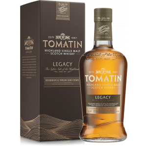 Tomatin Legacy Single Malt Highland Scotch Whisky 43% 70 cl. (gaveæske)