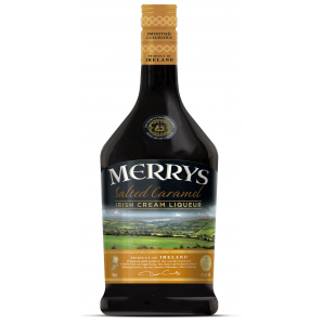 Merrys Salted Caramel Irish Cream Likør 17% 70 cl. (flaske)