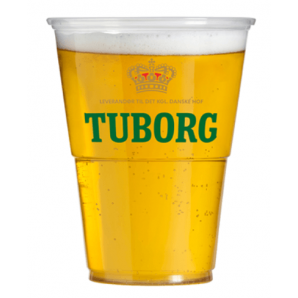 Tuborg plastglas PP 80x30 cl. 