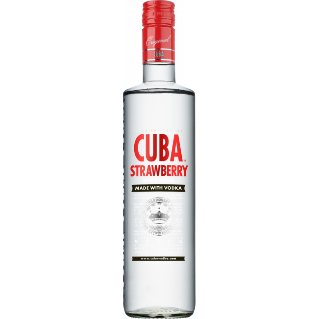CUBA Strawberry Vodka 30% 70 cl.