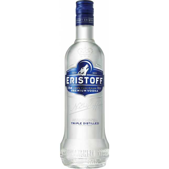 Eristoff Vodka 37,5% 70 cl.
