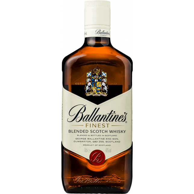 Ballantines Finest Blended Scotch Whisky 40% 70 cl.