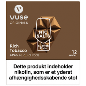 VUSE Caps Rich Tobacco 12 mg. 6 stk.