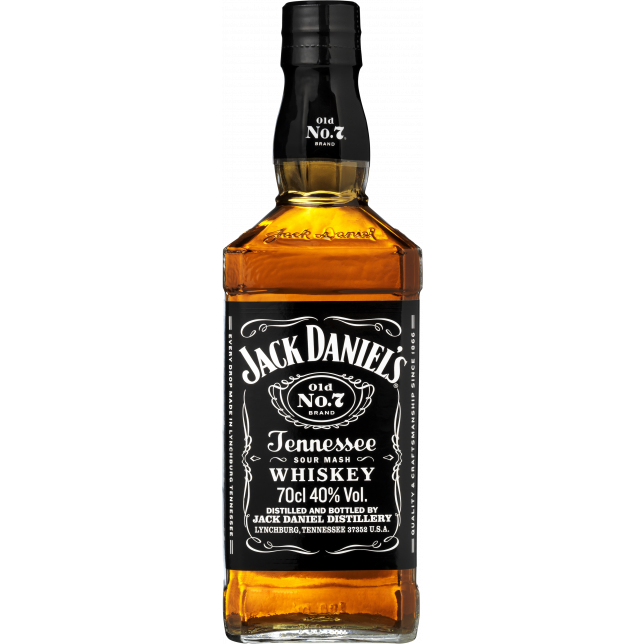 Jack Daniels Old No. 7 Tennessee Whisky 40% 70 cl.