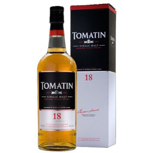 Tomatin 18 år Highland Single Malt Scotch Whisky 46% 70 cl. (Gaveæske)