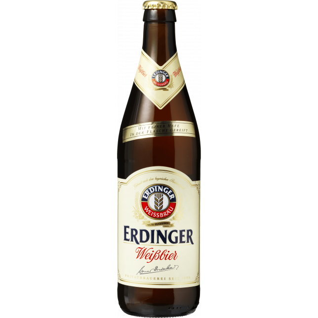 Erdinger Hefe Weissbier 5,3% 50 cl. (flaske)