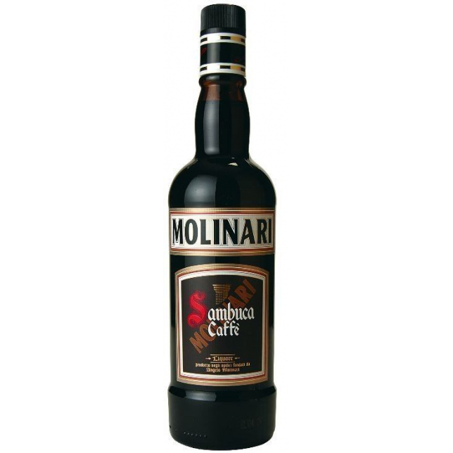 Molinari Caffe Sambuca Likør 40% 100 cl.