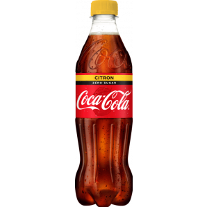 Coca Cola Zero Citron 24x50 cl. (PET-flaske)