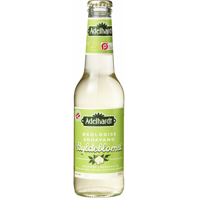 Adelhardt Hyldeblomst Sodavand ØKO 24x27,5 cl. (flaske)