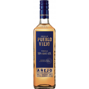 Pueblo Viejo 100% Agave Anejo Tequila 38% 70 cl. (flaske)